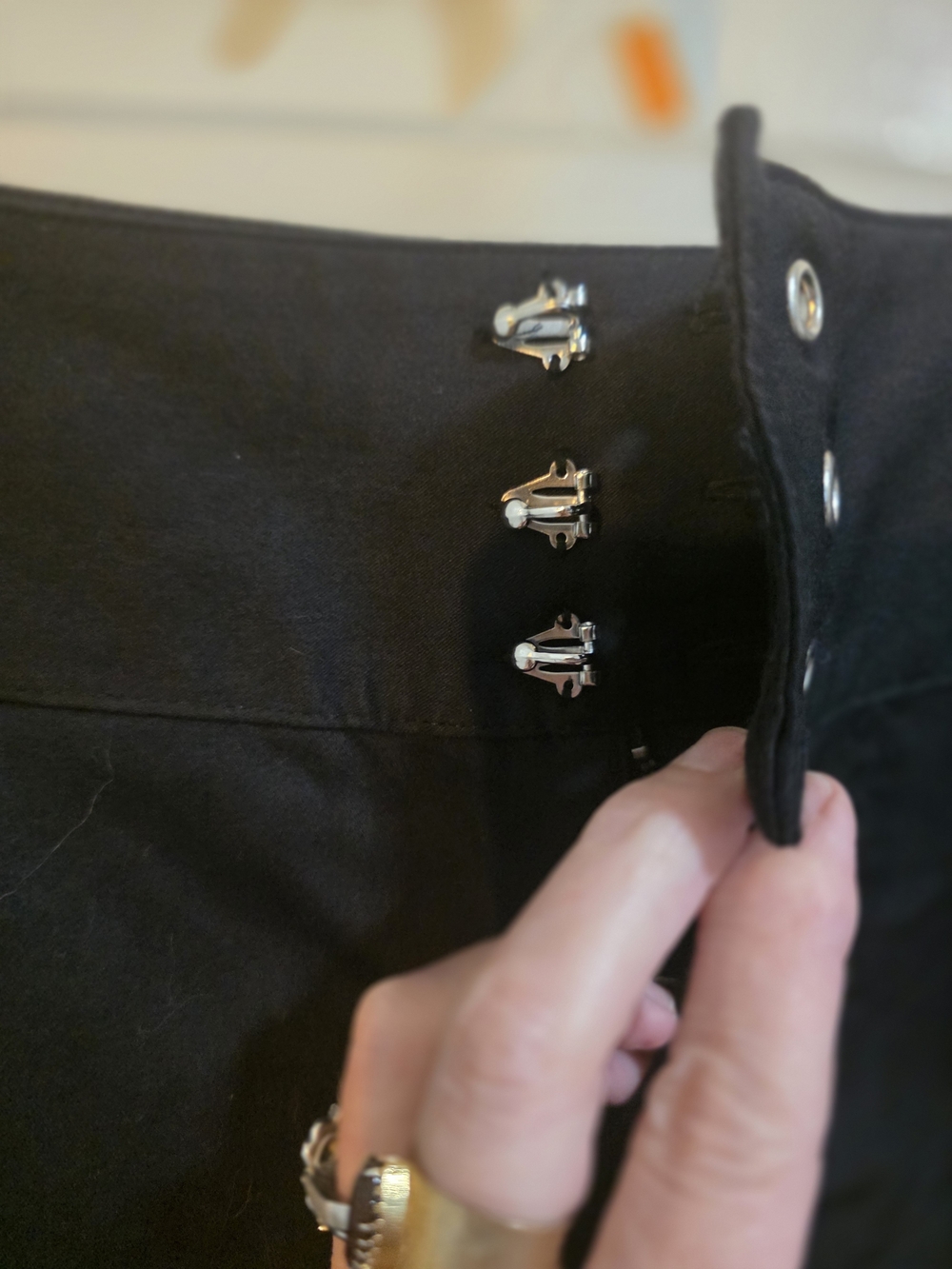 Harley-Davidson Black Women's Boot Cut Pants - Picture 3 of 8
